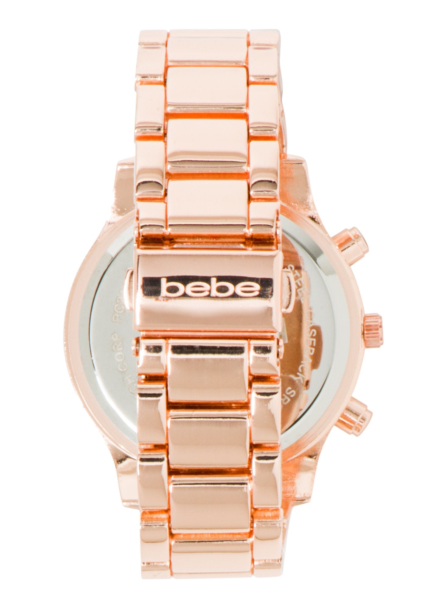 Bebe Crystal Pave Watch