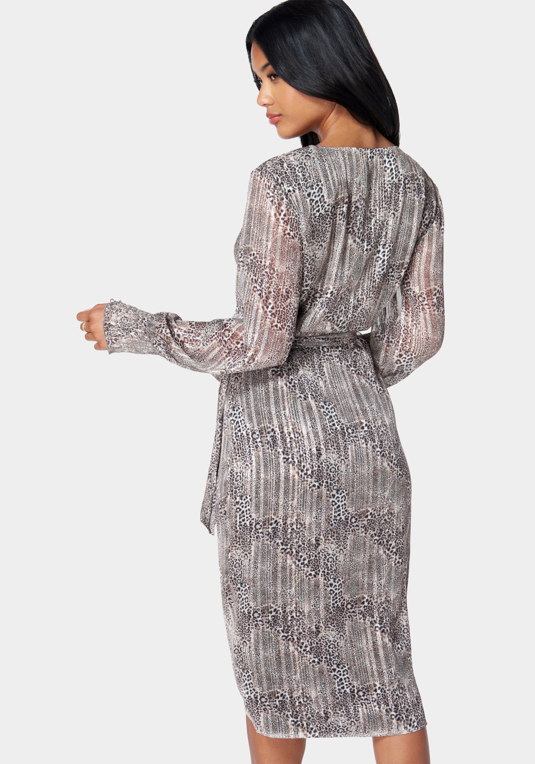 Sparkle Wrap Dress