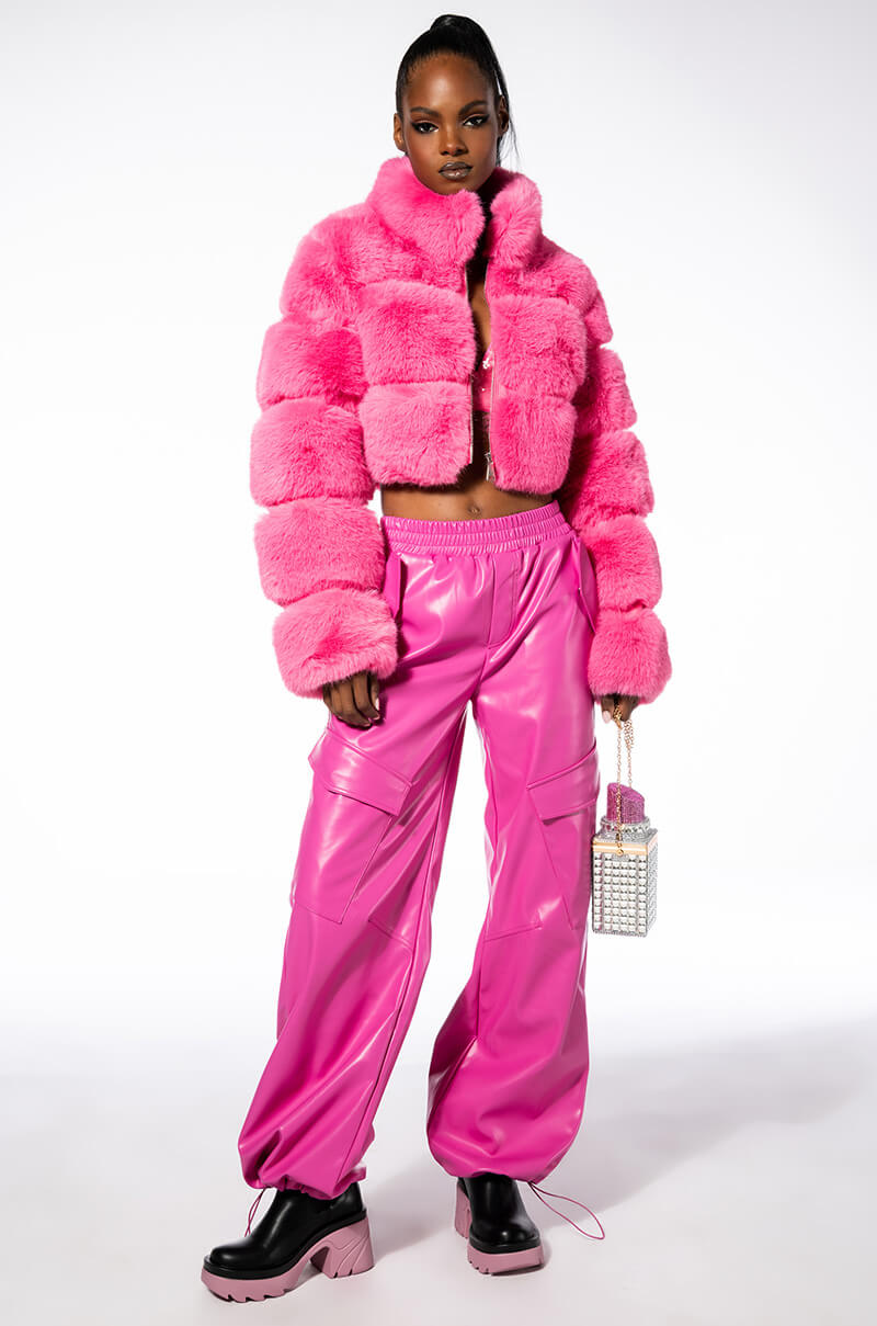 BARBZ FAUX FUR JACKET