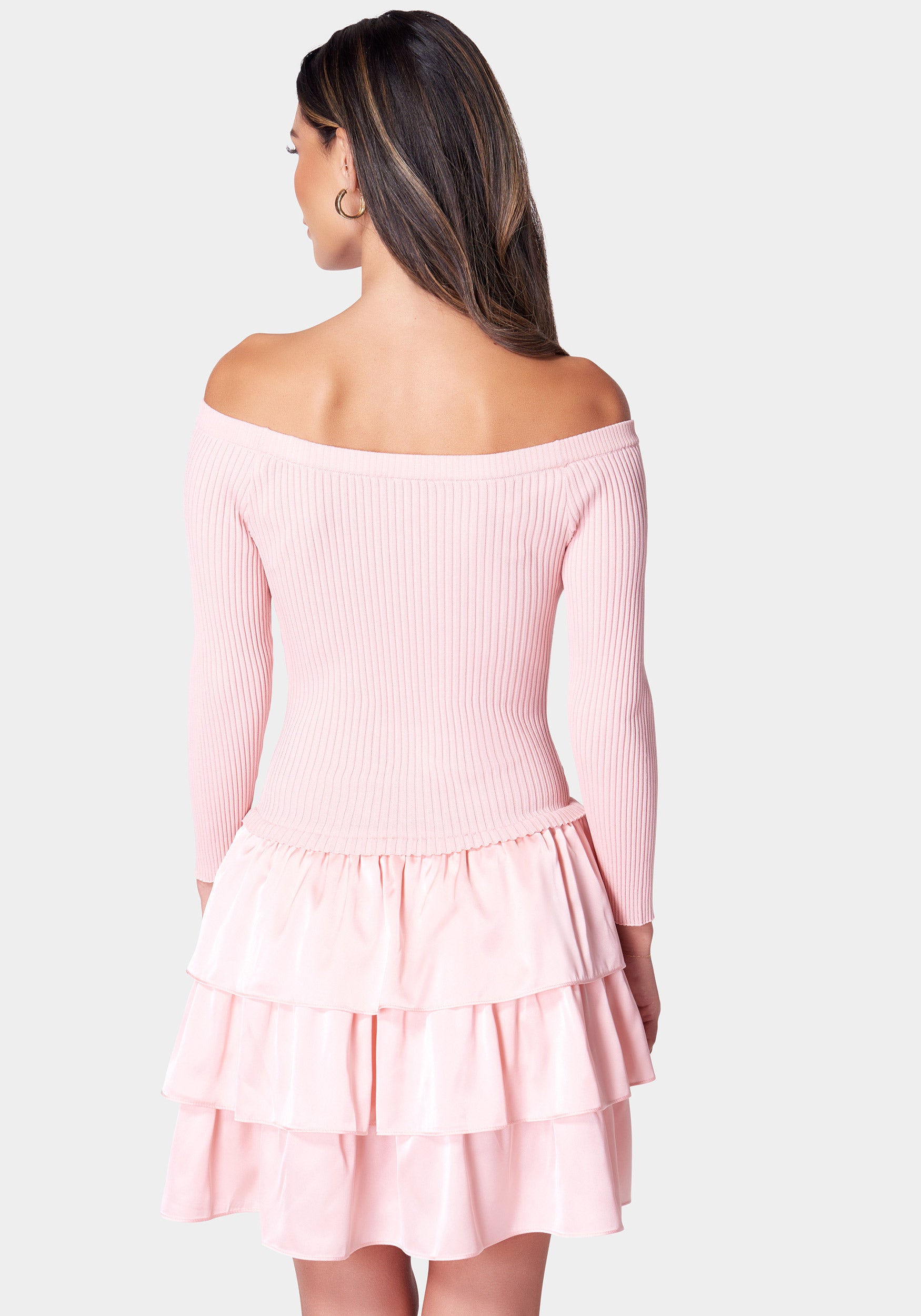 Off The Shoulder Tiered Dress