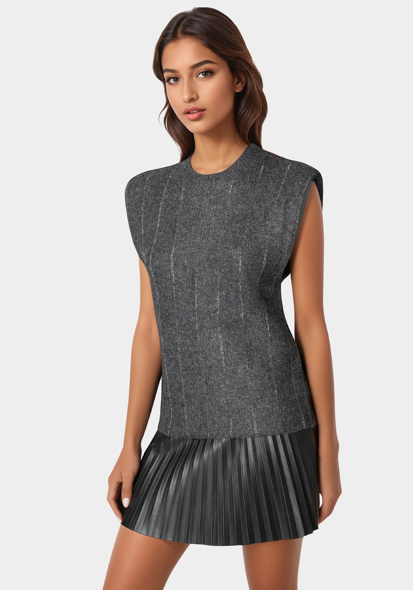 Sequin Detail Drop Shoulder Sweater