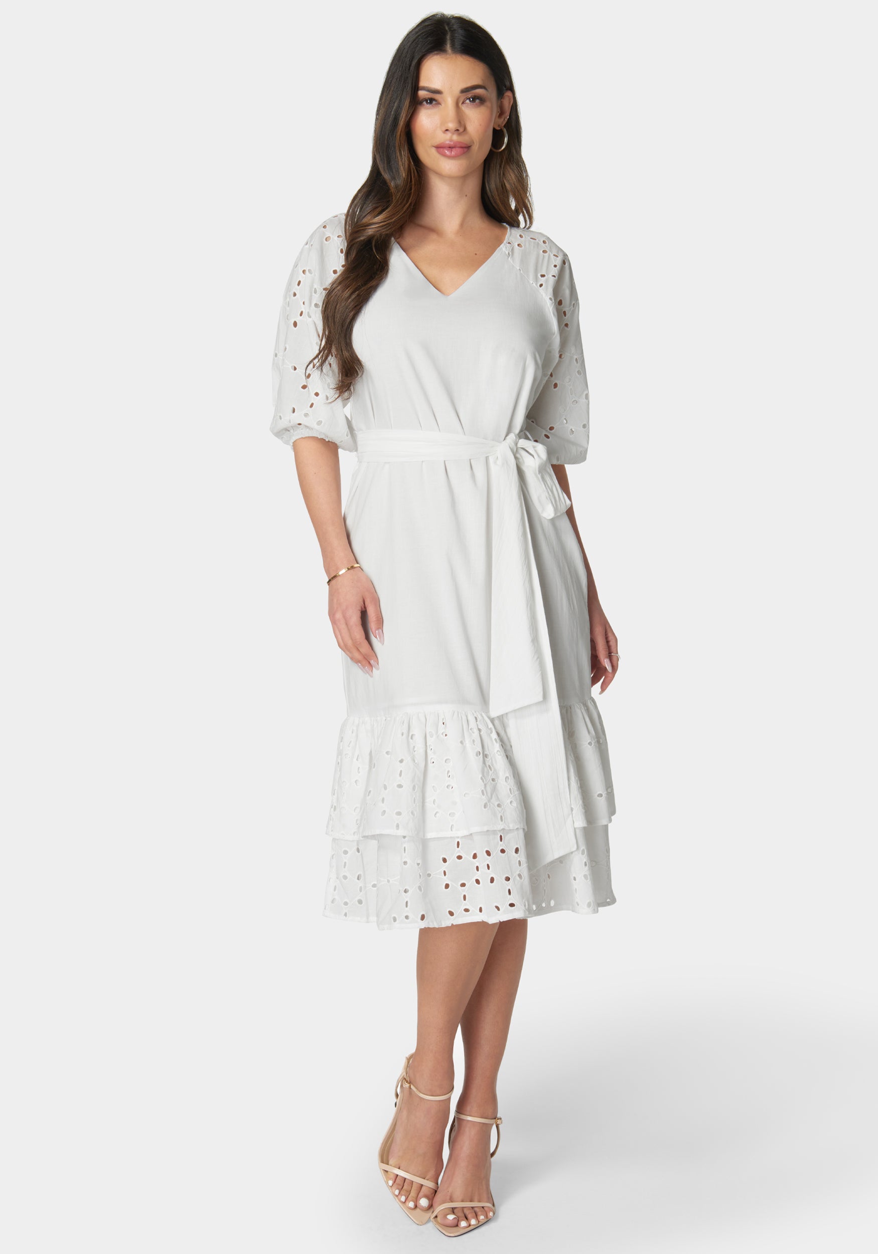 Cotton Eyelet Dress