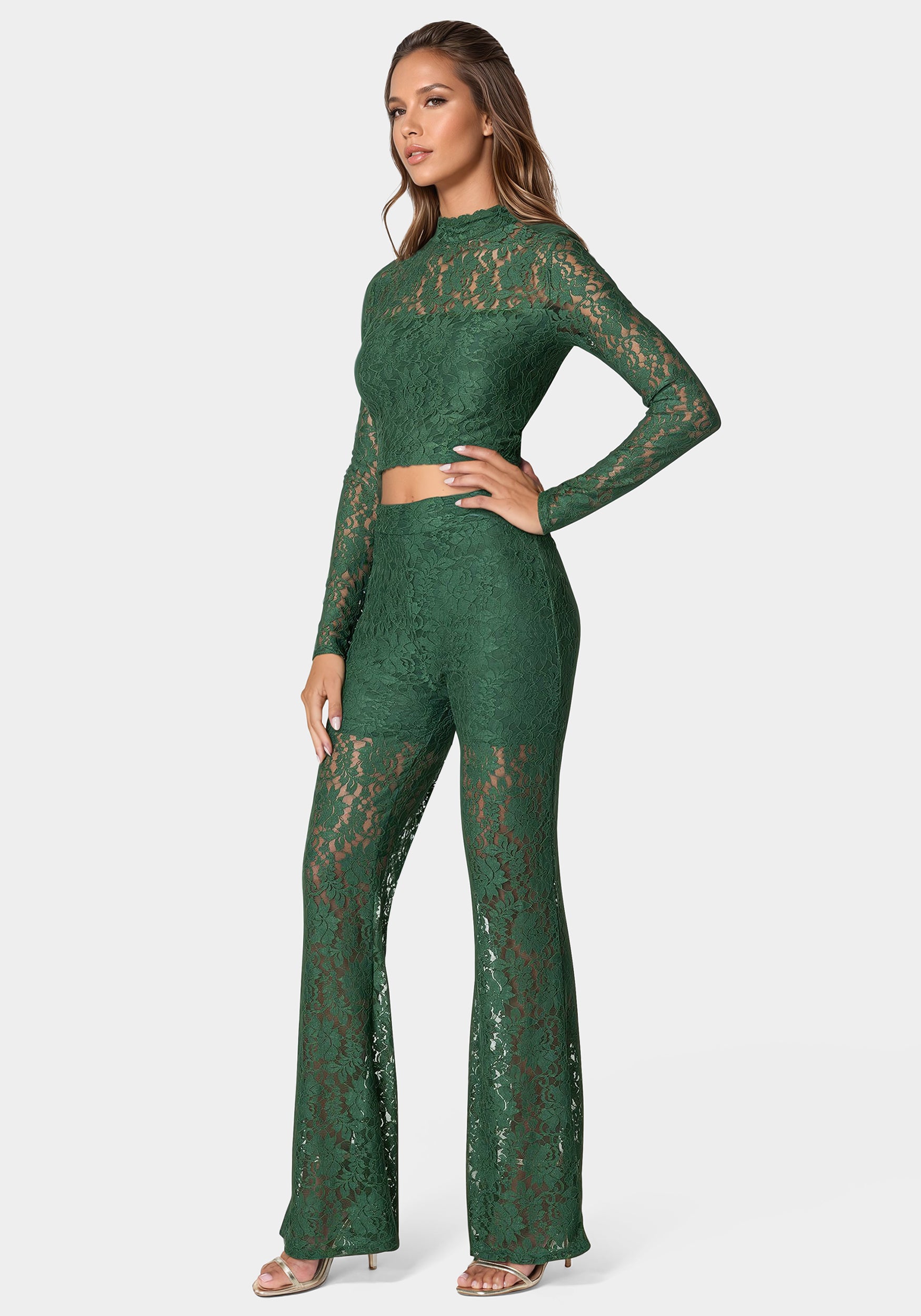 Two Piece Lace Jumpsuit