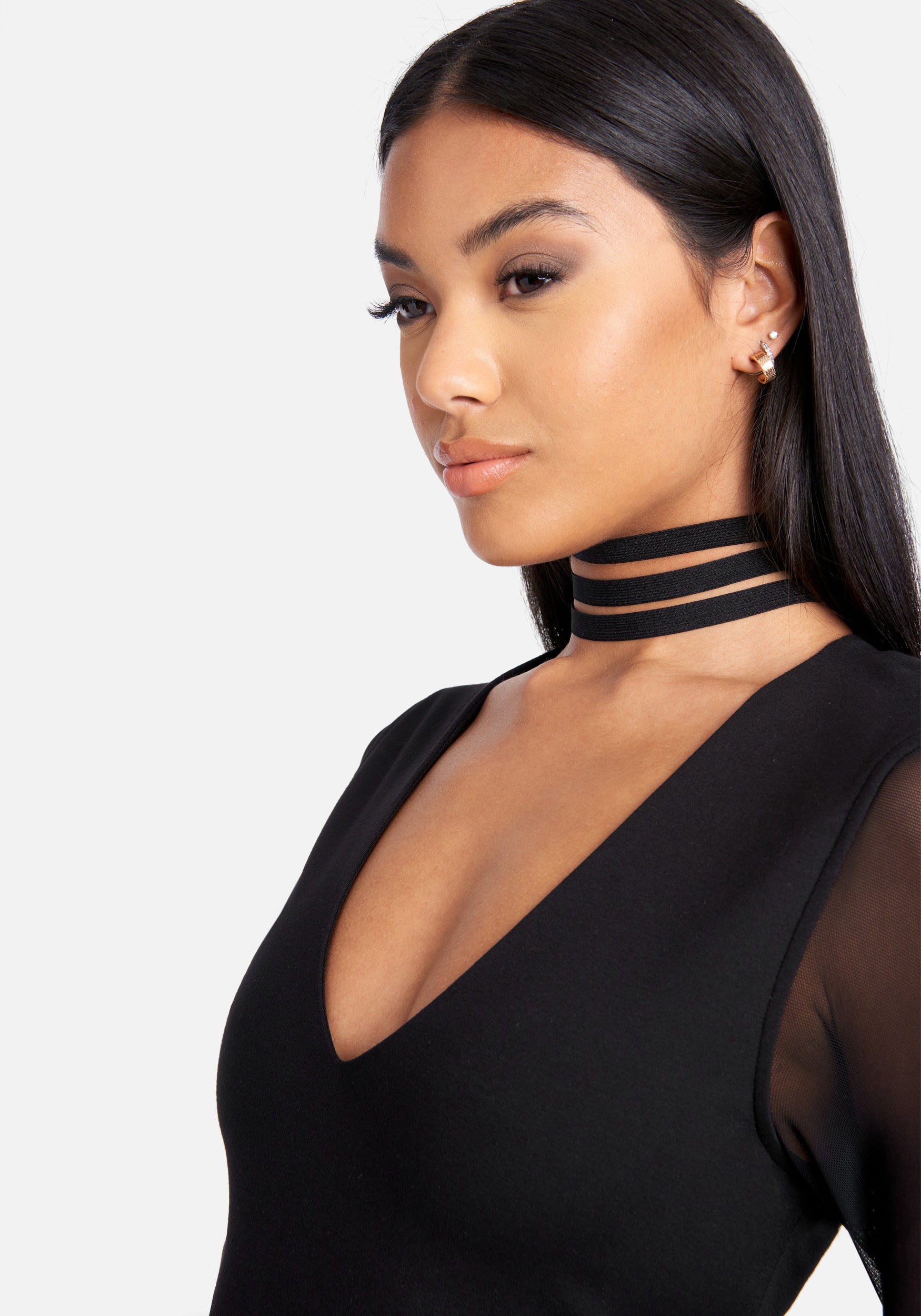 Choker Neck Catsuit