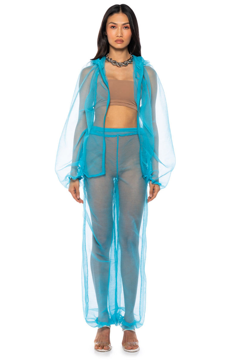 I DREAM OF JEANIE MESH ZIP UP JACKET