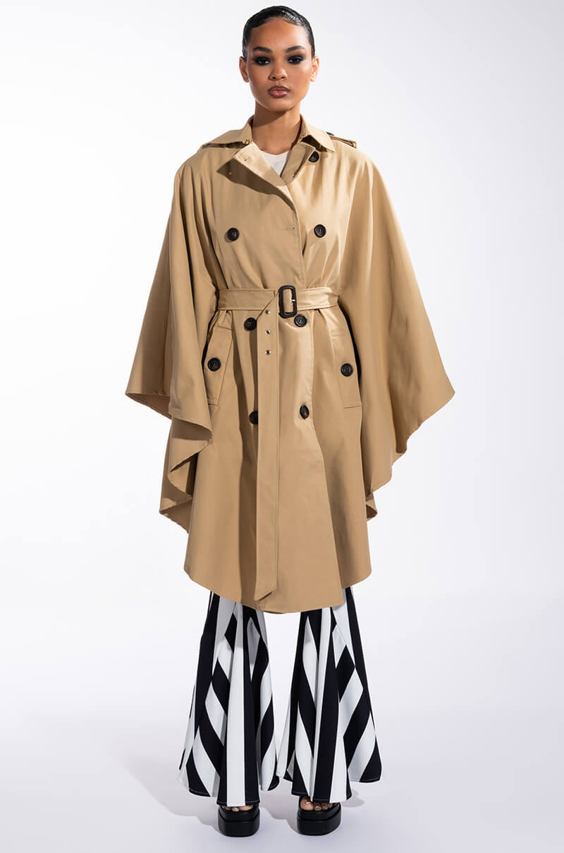 CLASSIC LONDON PONCHO TRENCH