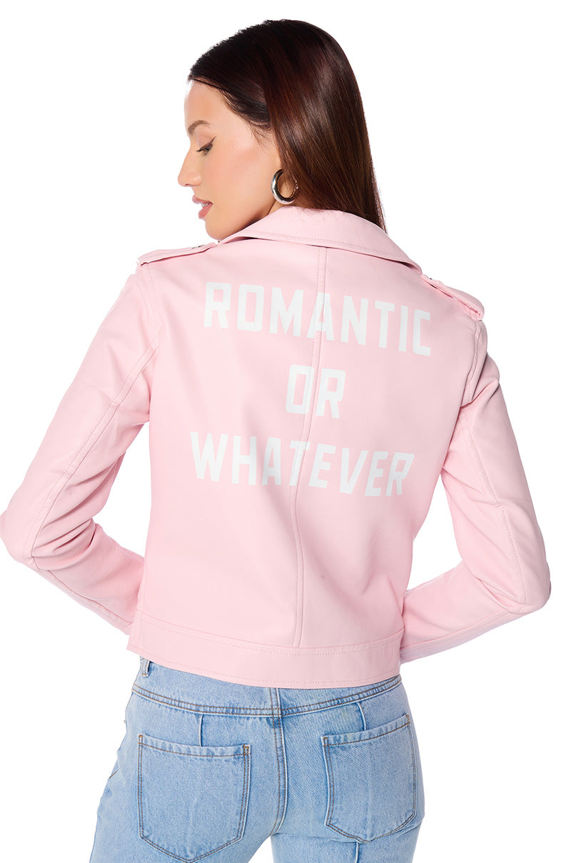 LOVE ME FOREVER MOTO JACKET