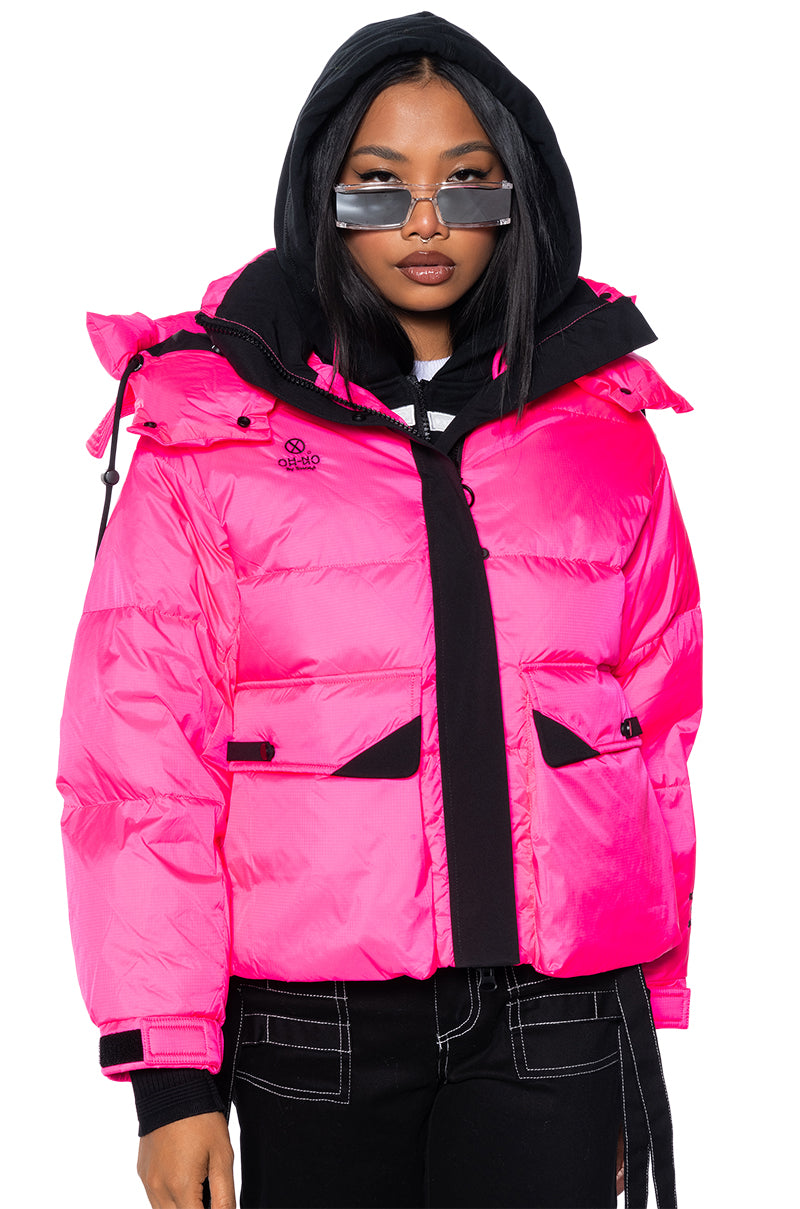 FREESTYLE PUFFER COAT WITH INNER HOODIE