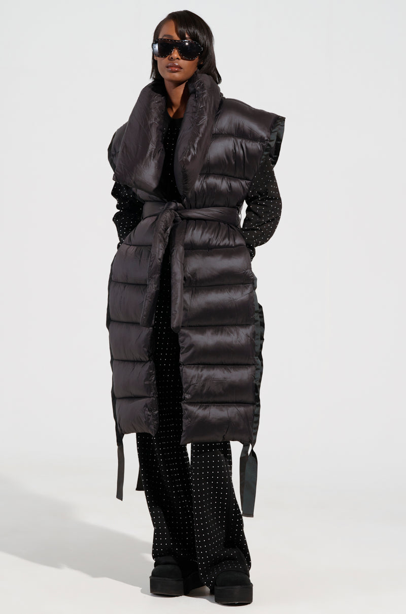 PILOT JONES LONG LINE PUFFER VEST