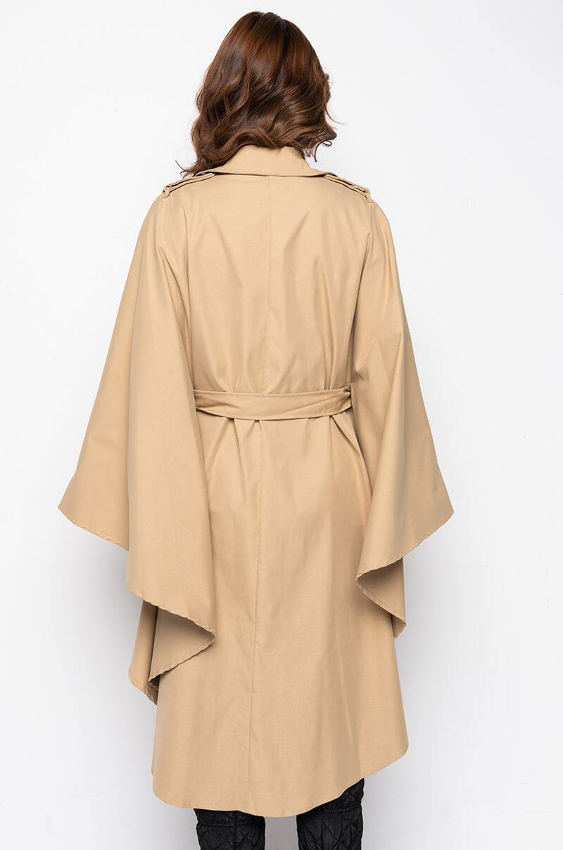 CLASSIC LONDON PONCHO TRENCH