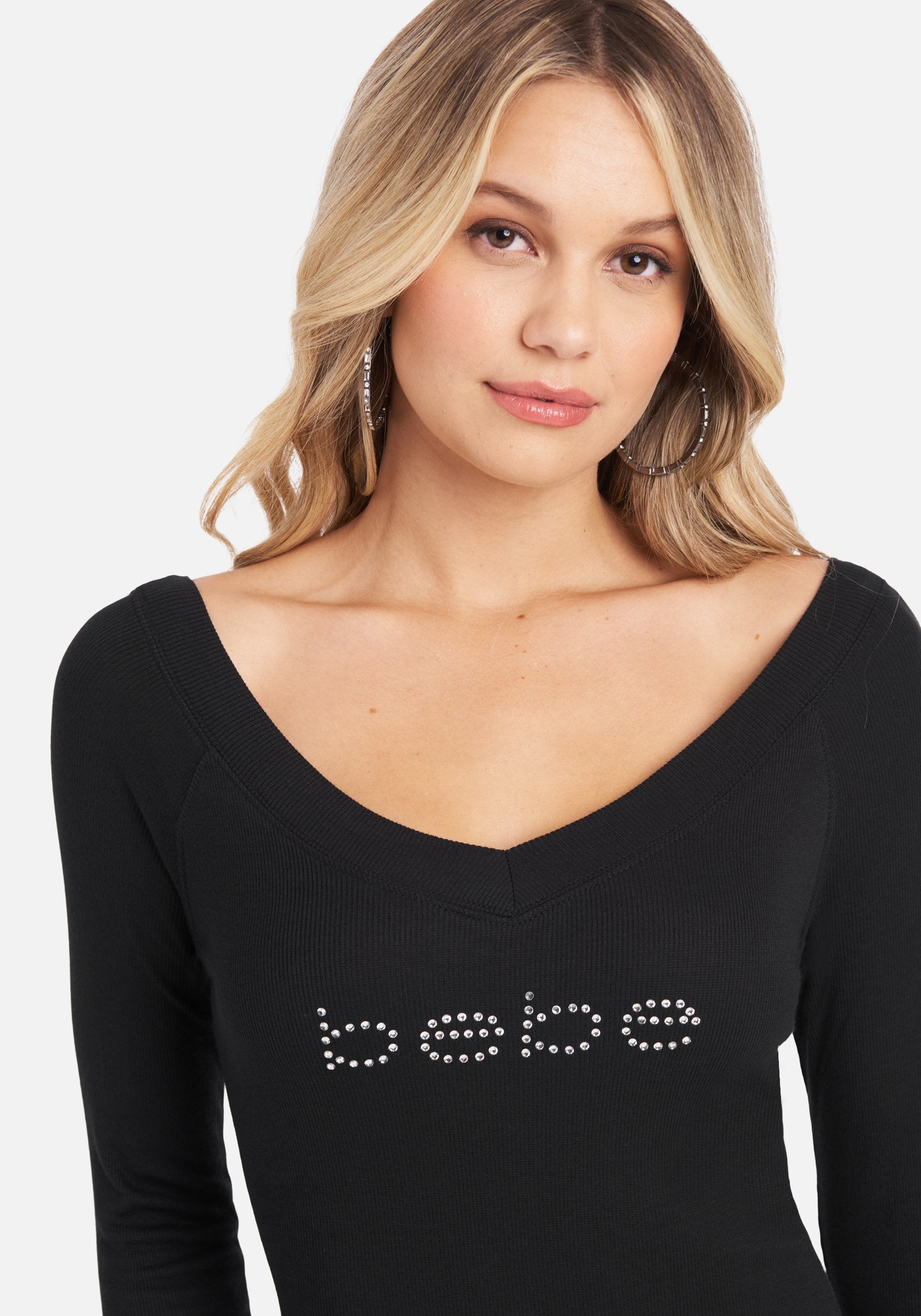 Long Sleeve Logo Dress