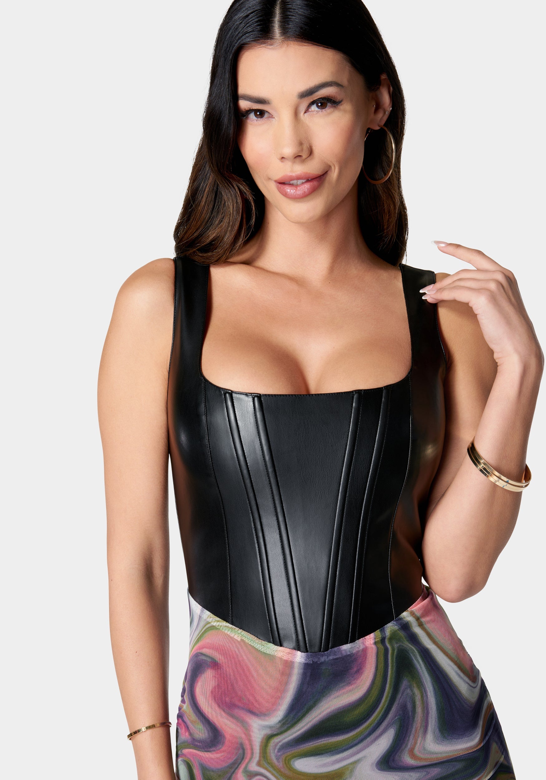 Square Neck Corset Dress