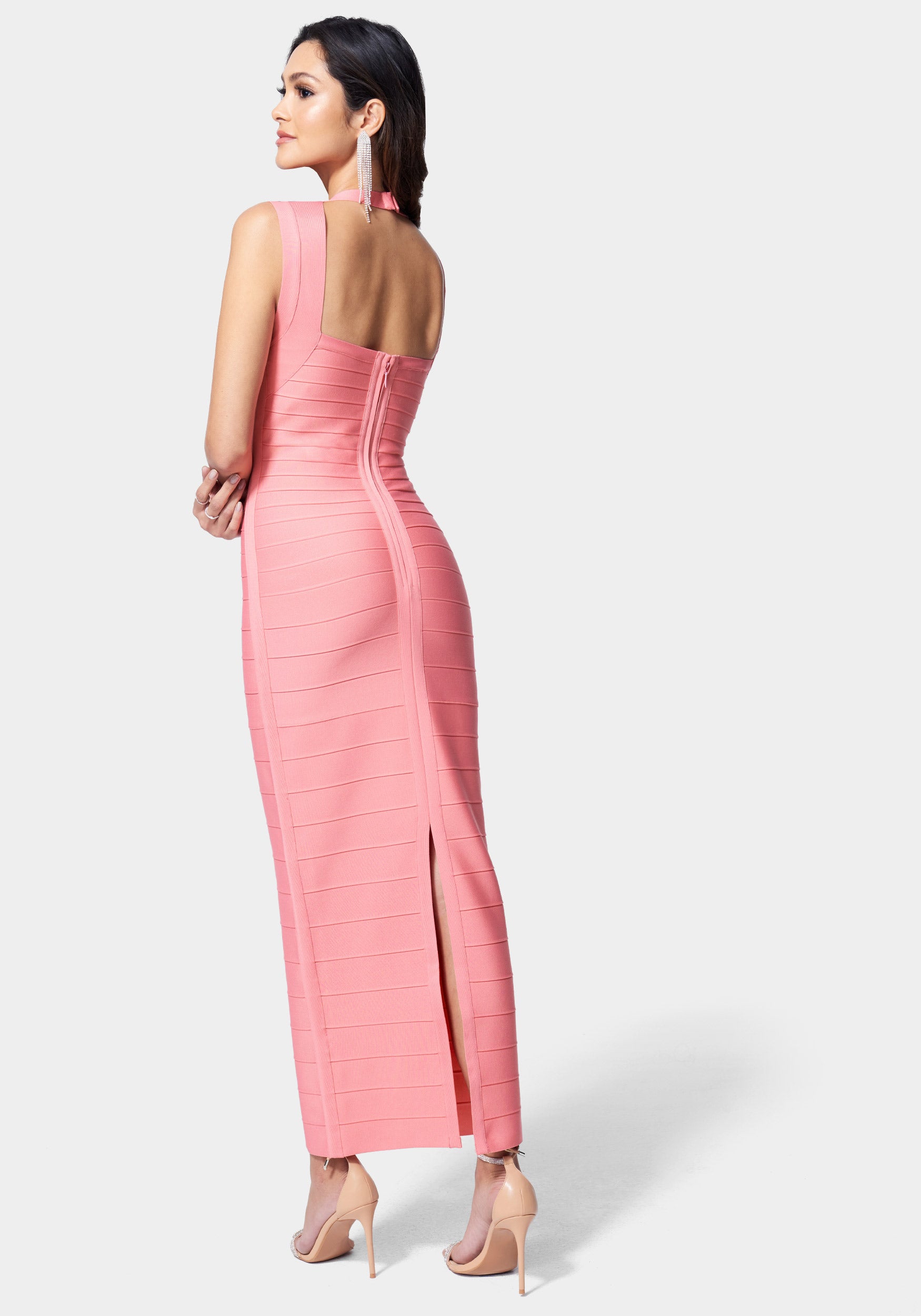 Luxe Bandage Sweetheart Neck Gown