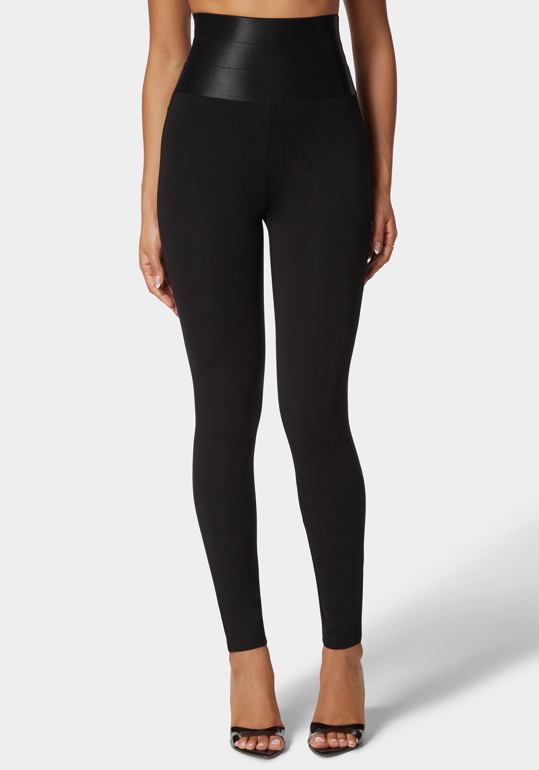 Satiny High Waist Leggings