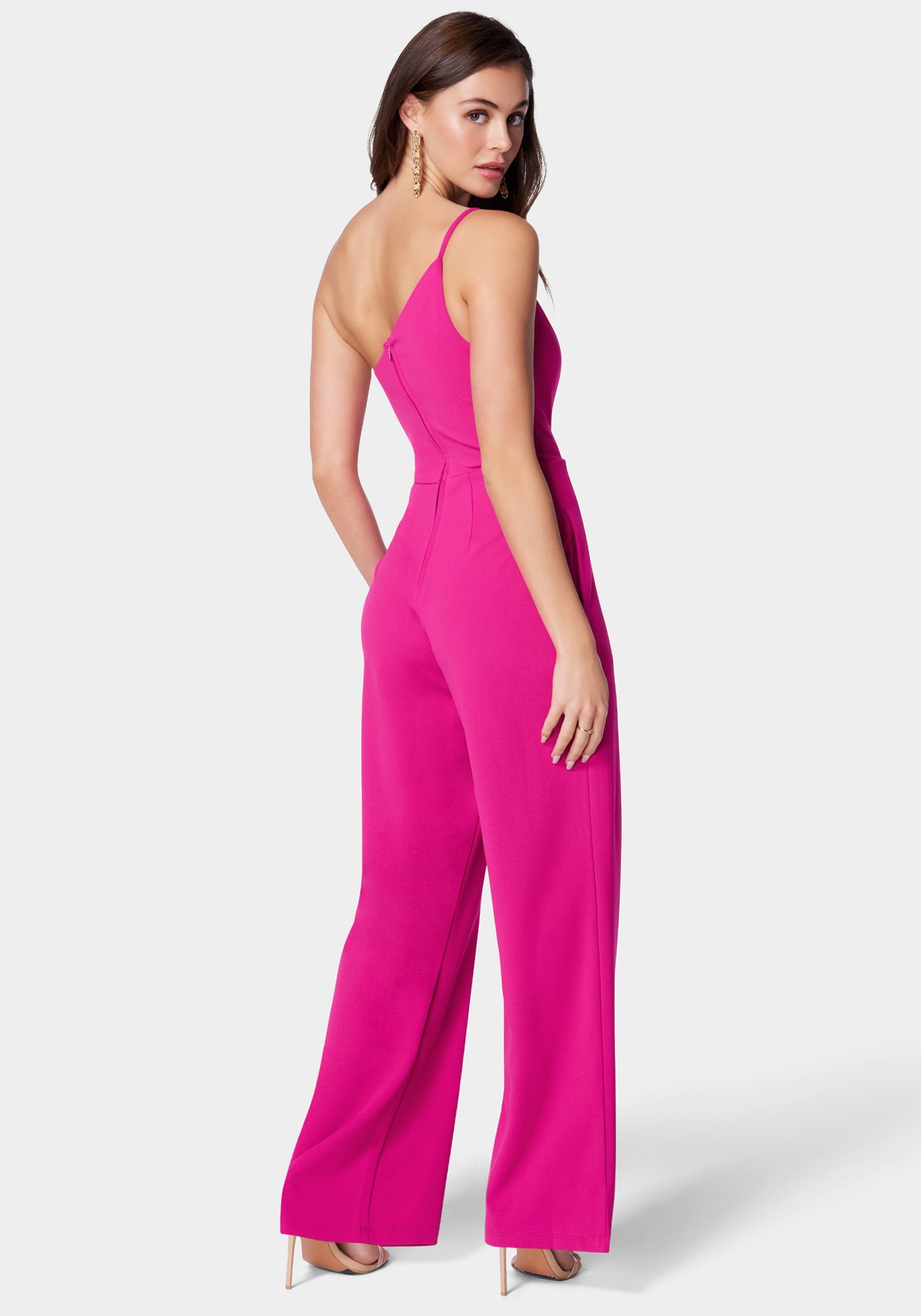 One Shoulder Core Jumpsuit