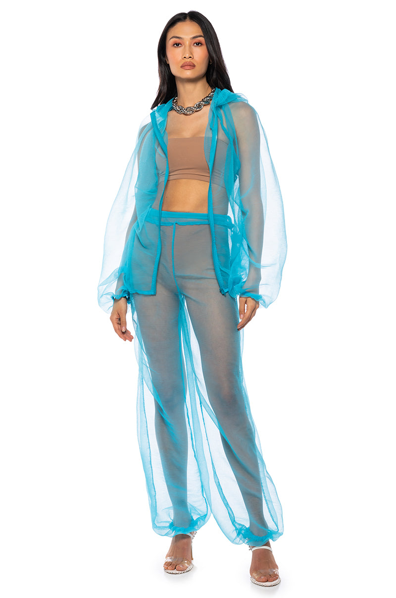 I DREAM OF JEANIE MESH ZIP UP JACKET