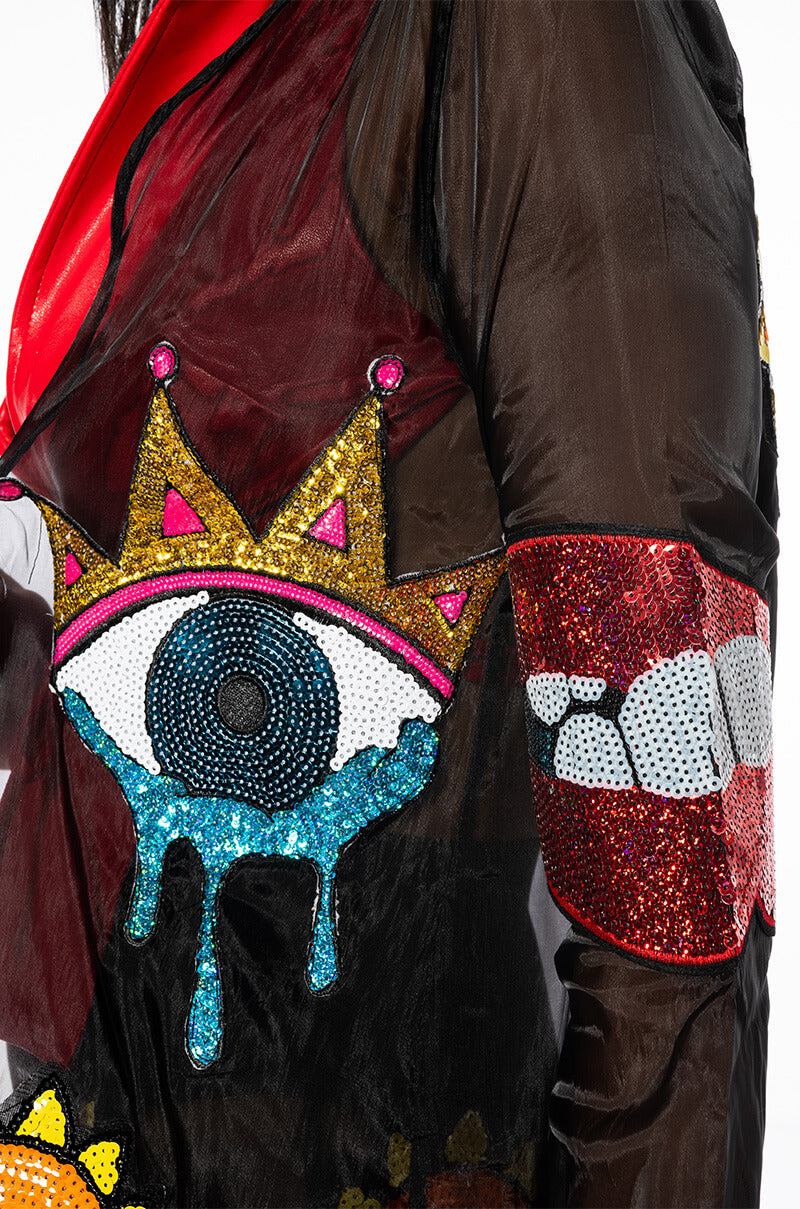 EYES WIDE SHUT SEQUIN HOLIDAY DUSTER