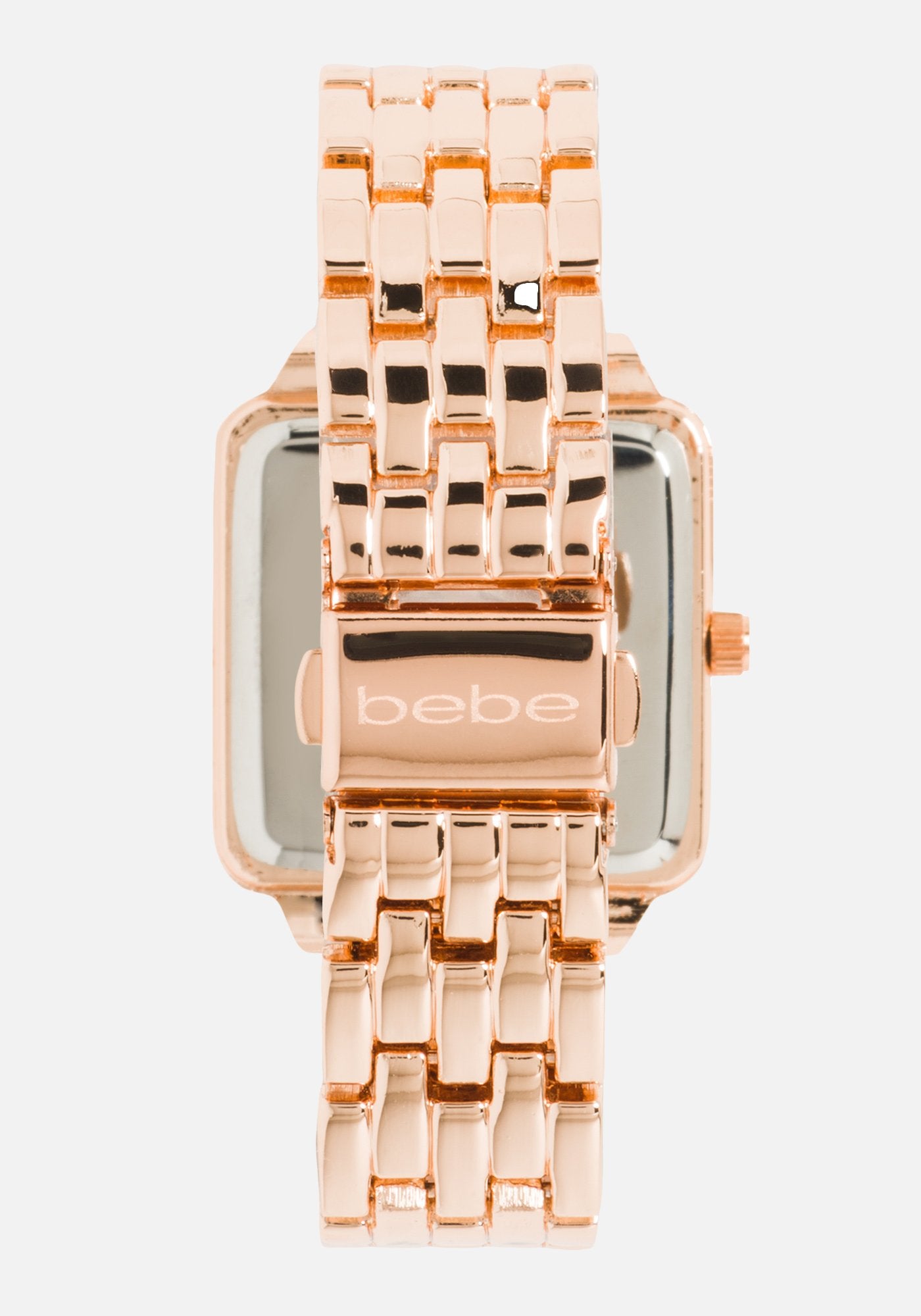 Bebe Square Face Metal Watch