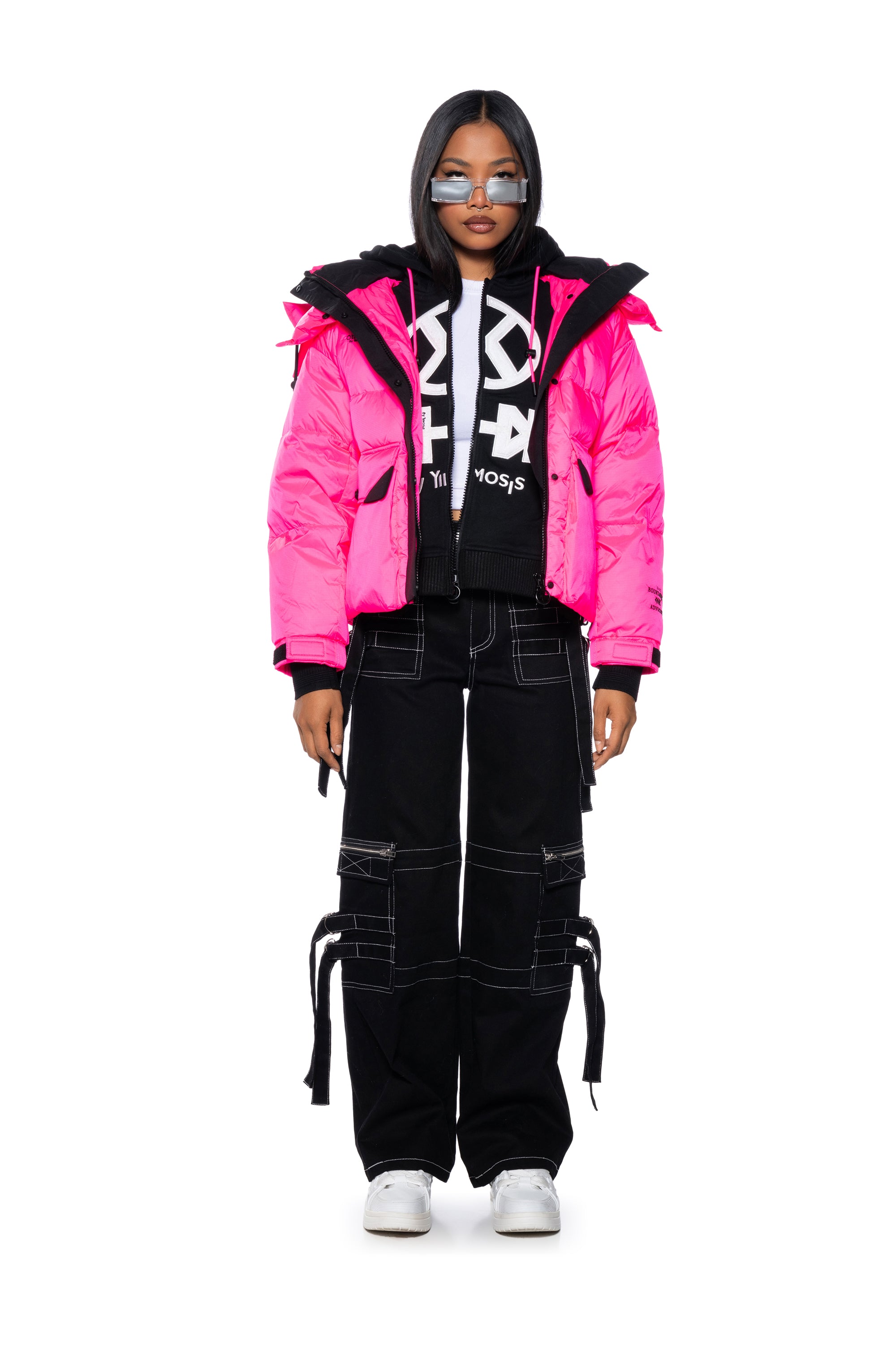 FREESTYLE PUFFER COAT WITH INNER HOODIE