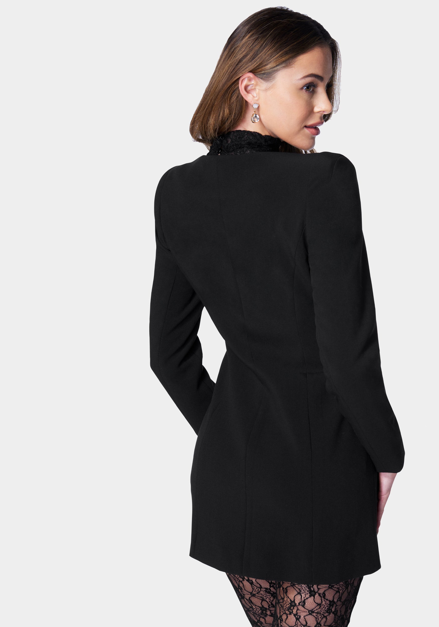 Open Neck Tailored Blazer