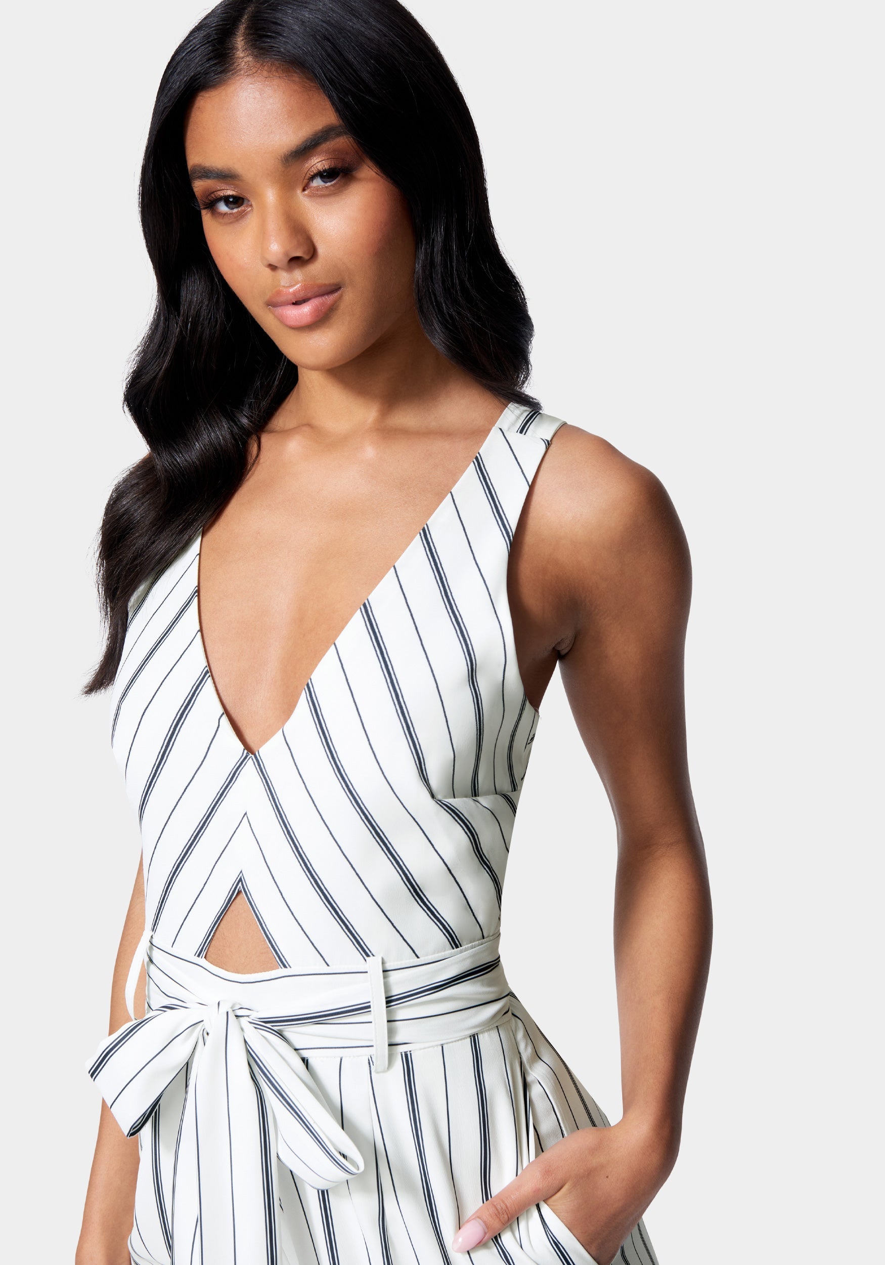 Sleeveless Wide Leg Jumpsuit