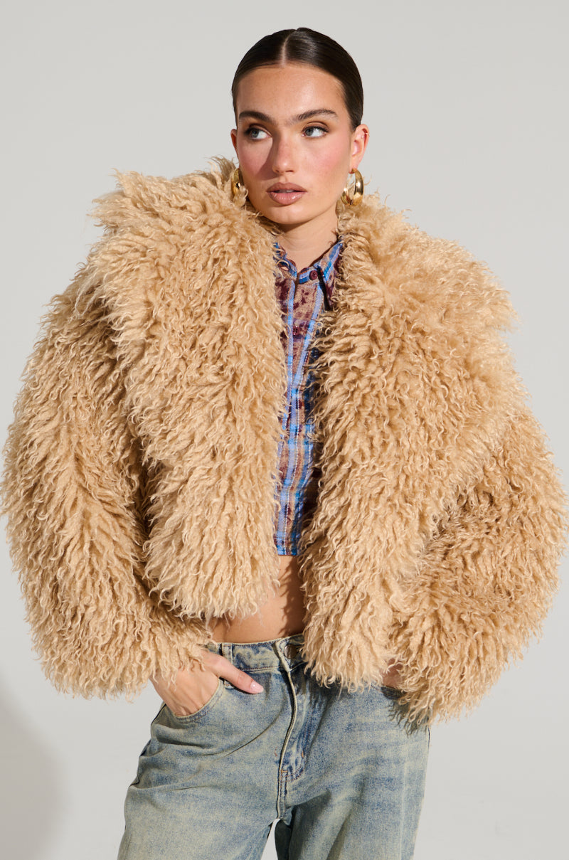 JOJO FAUX FUR COAT