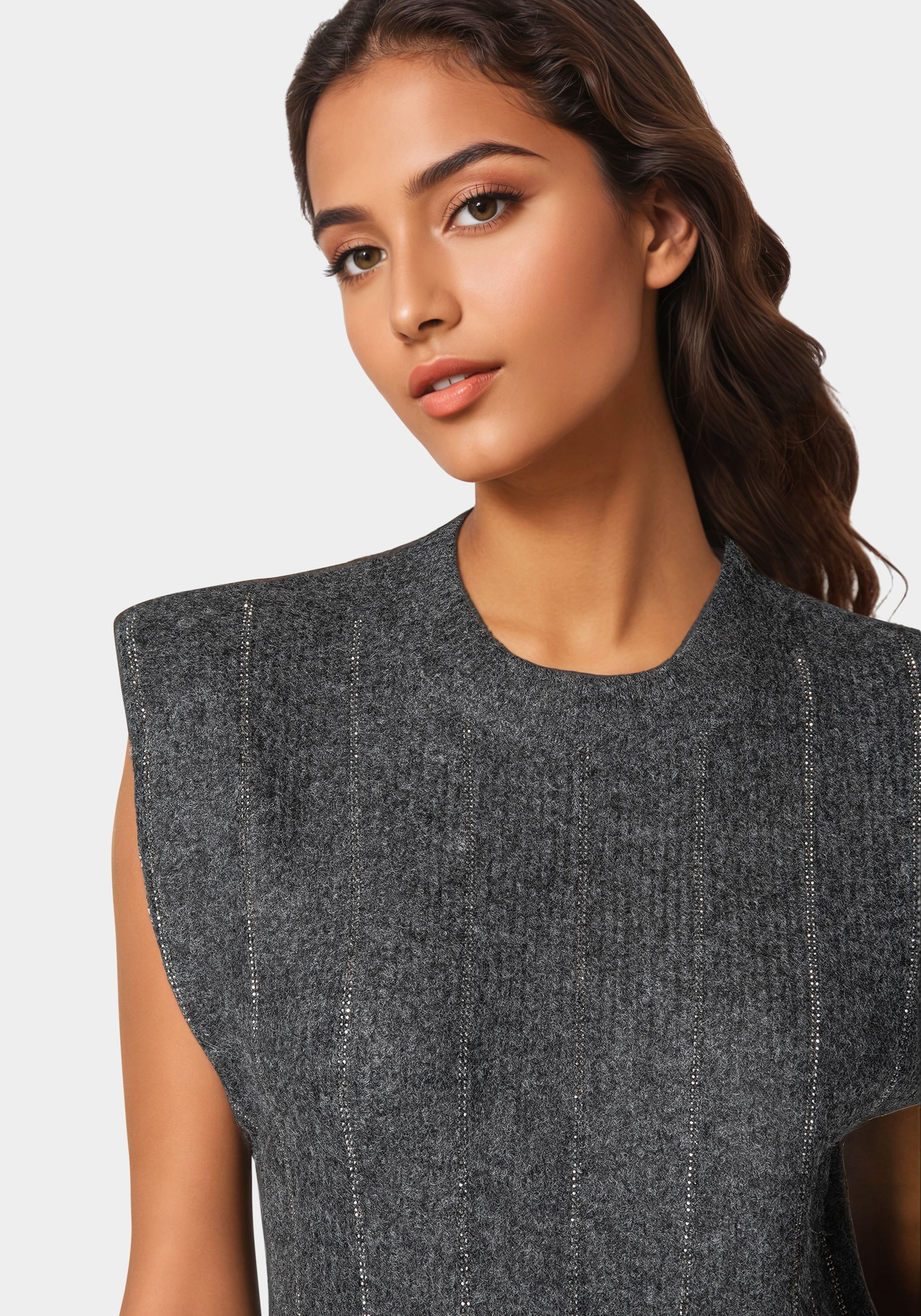 Sequin Detail Drop Shoulder Sweater