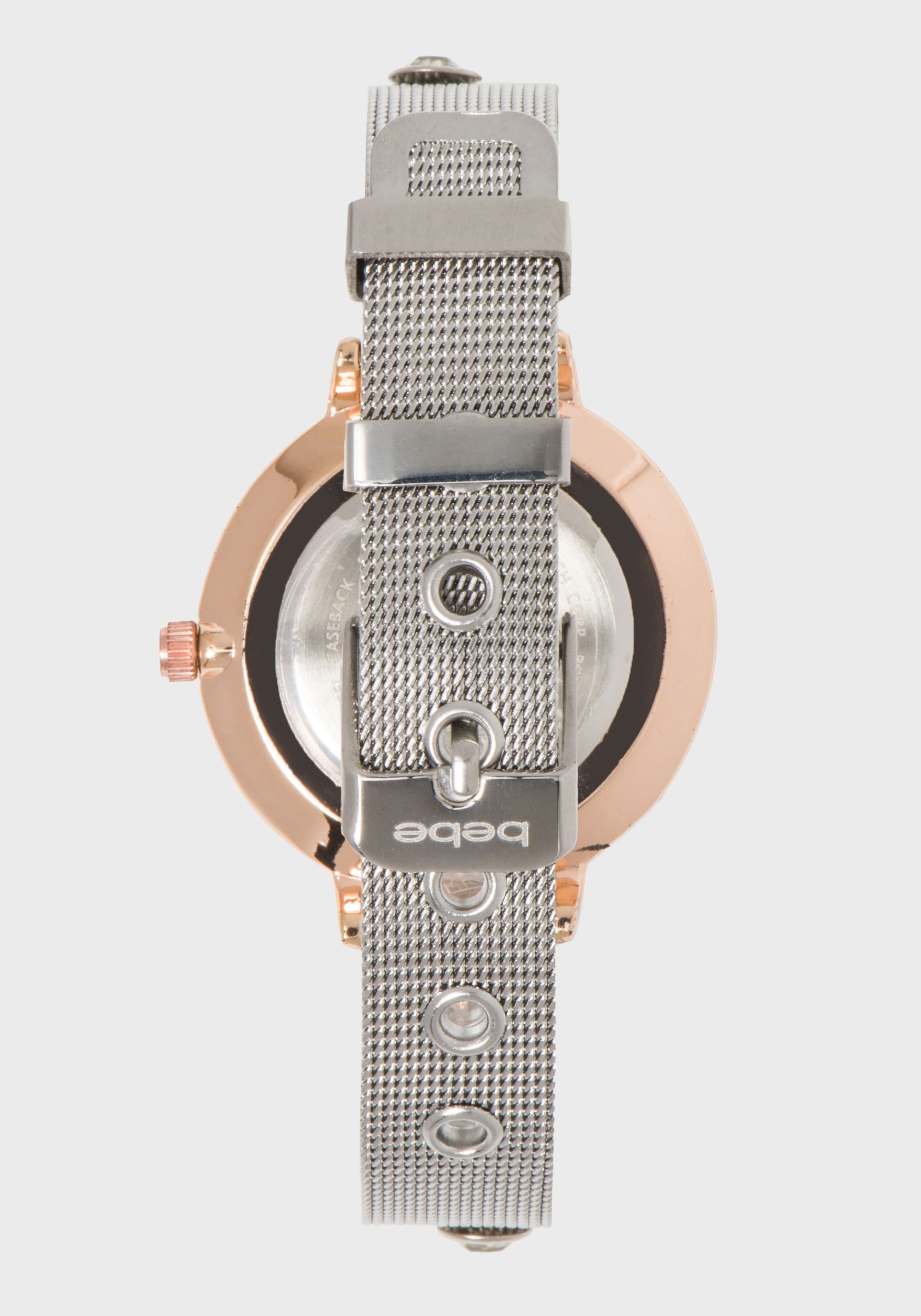 Two-Tone Crystal Band Watch