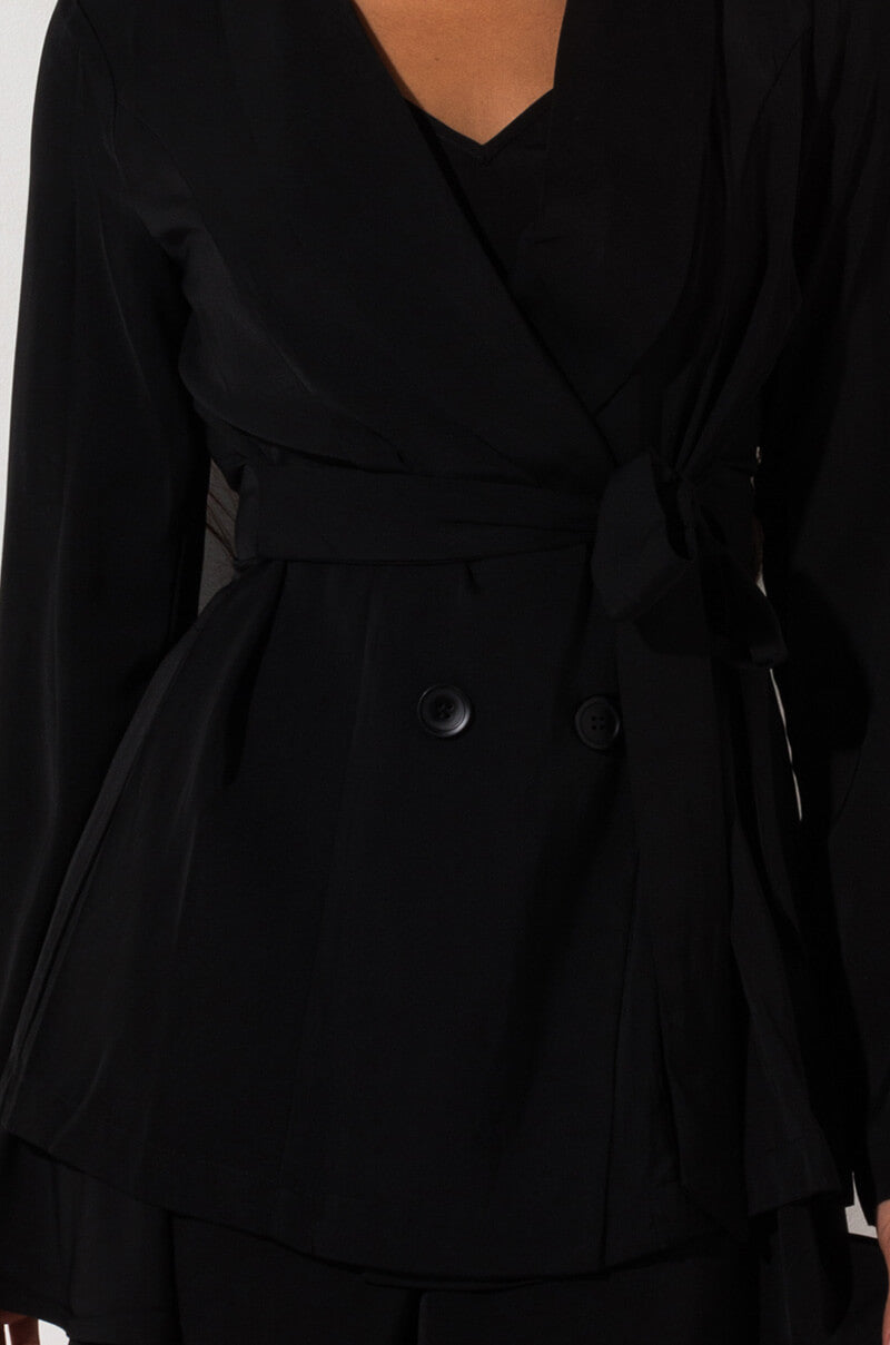 INTO THE HEART BLAZER BLACK
