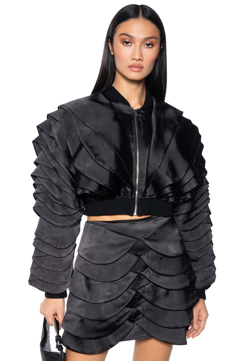 SUPERNOVA PLEATED BOMBER