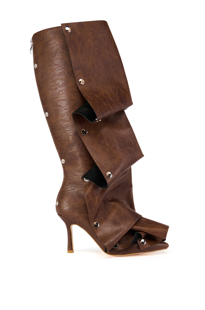 AZALEA WANG IMOGINE BROWN BOOT