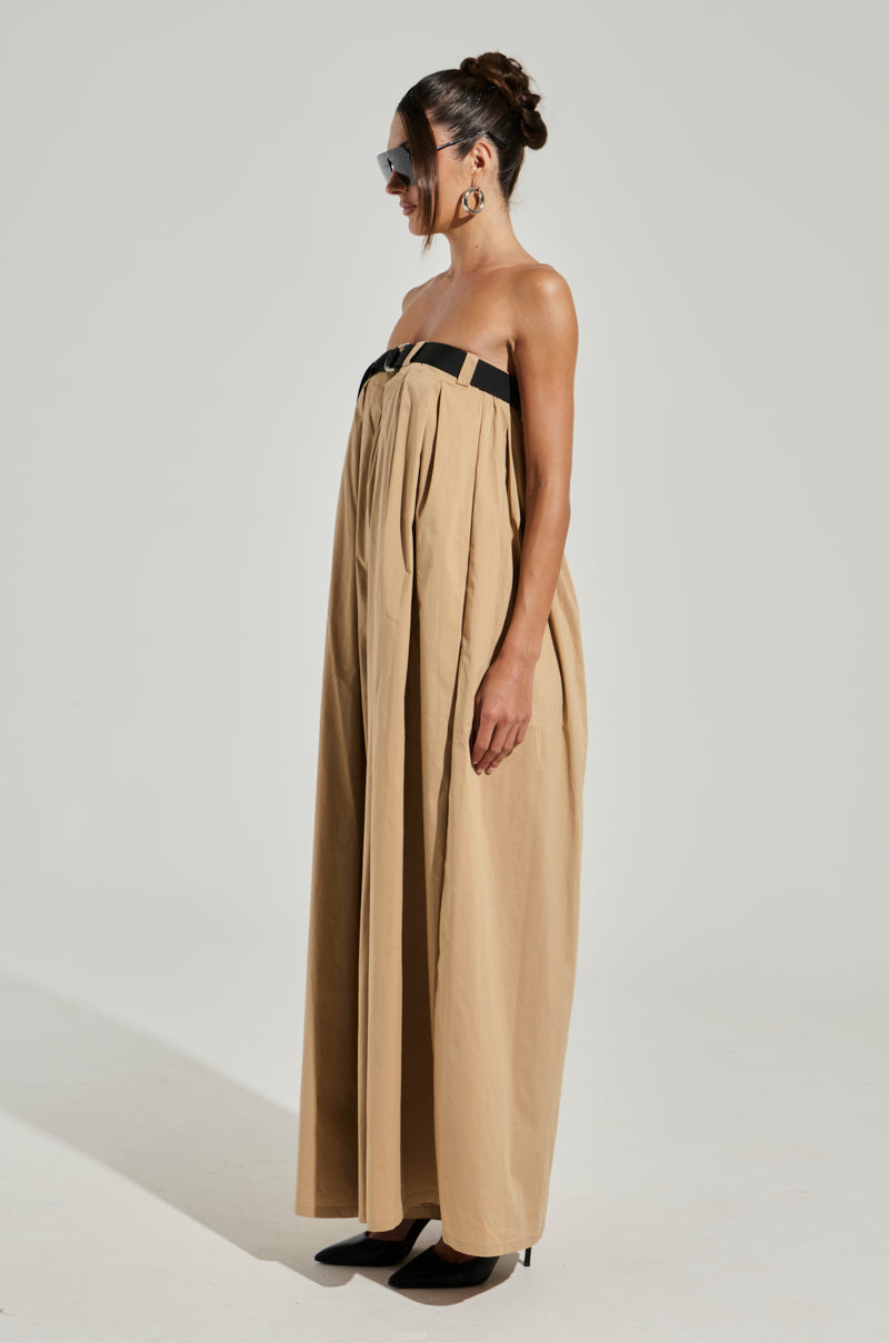 DIANE STRAPLESS OVERSIZED JUMPSUIT