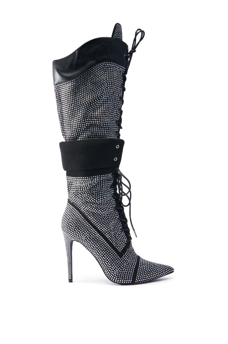 CHARLOTT BLACK STILETTO BOOT