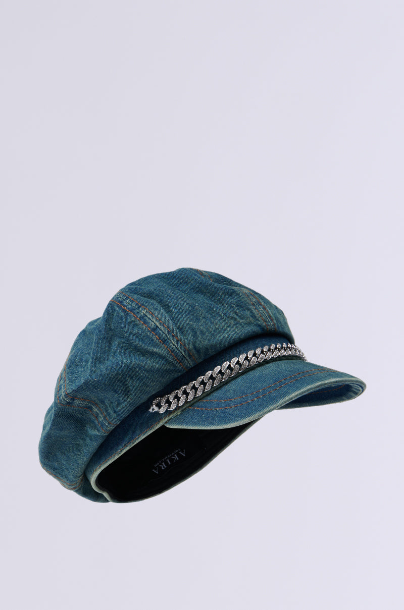 DENIM BLUES BRIM HAT