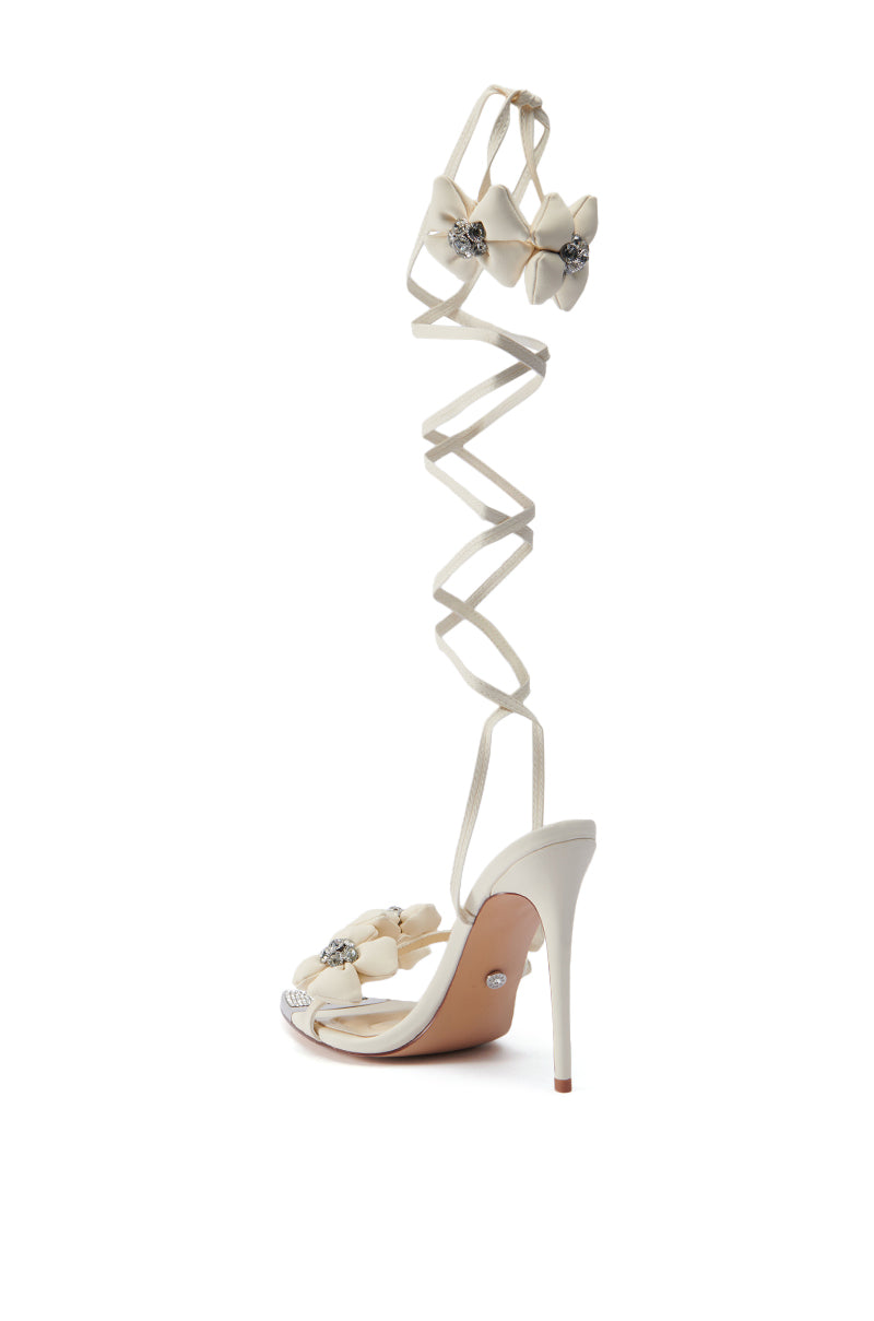 AZALEA WANG ELAINE EMBELLISHED SANDAL IN TAN