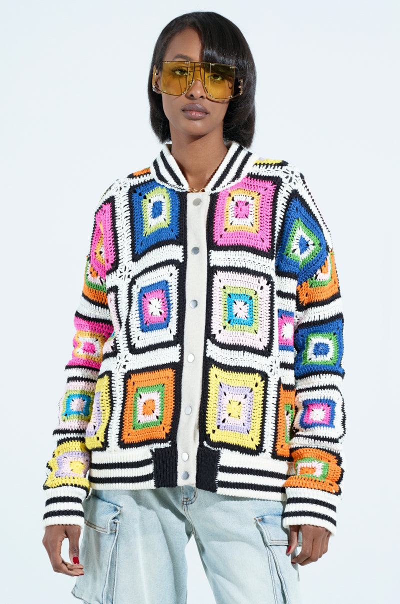 ALHAMBRA CROCHET BOMBER