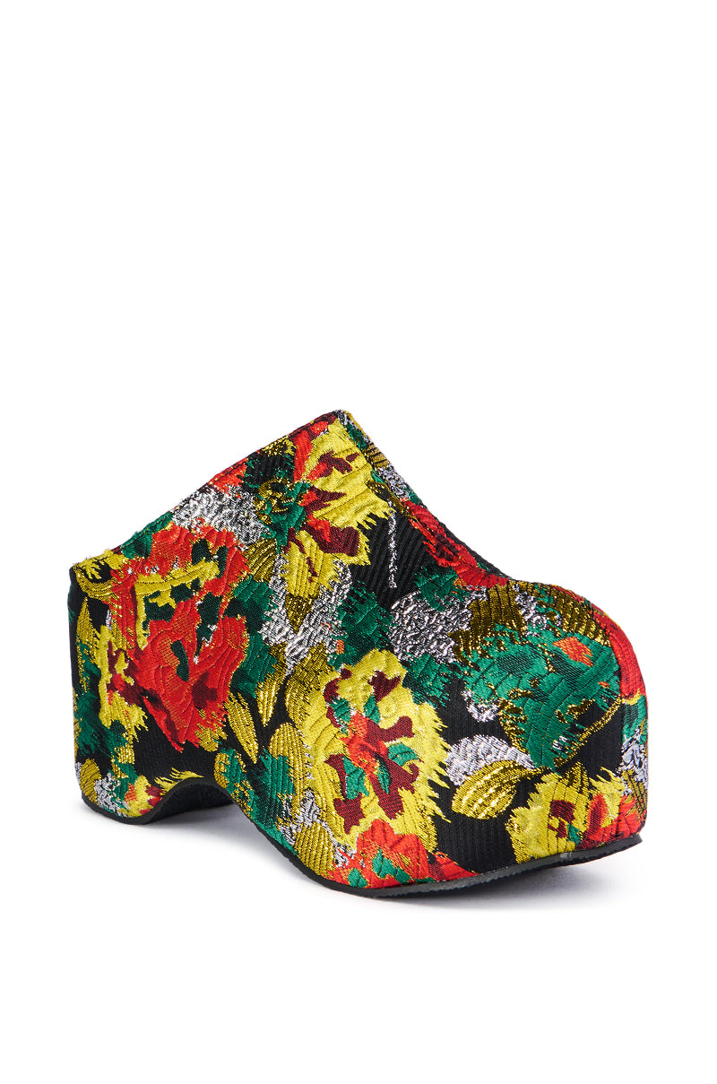 AZALEA WANG VESTA MULTI BROCADE CLOG