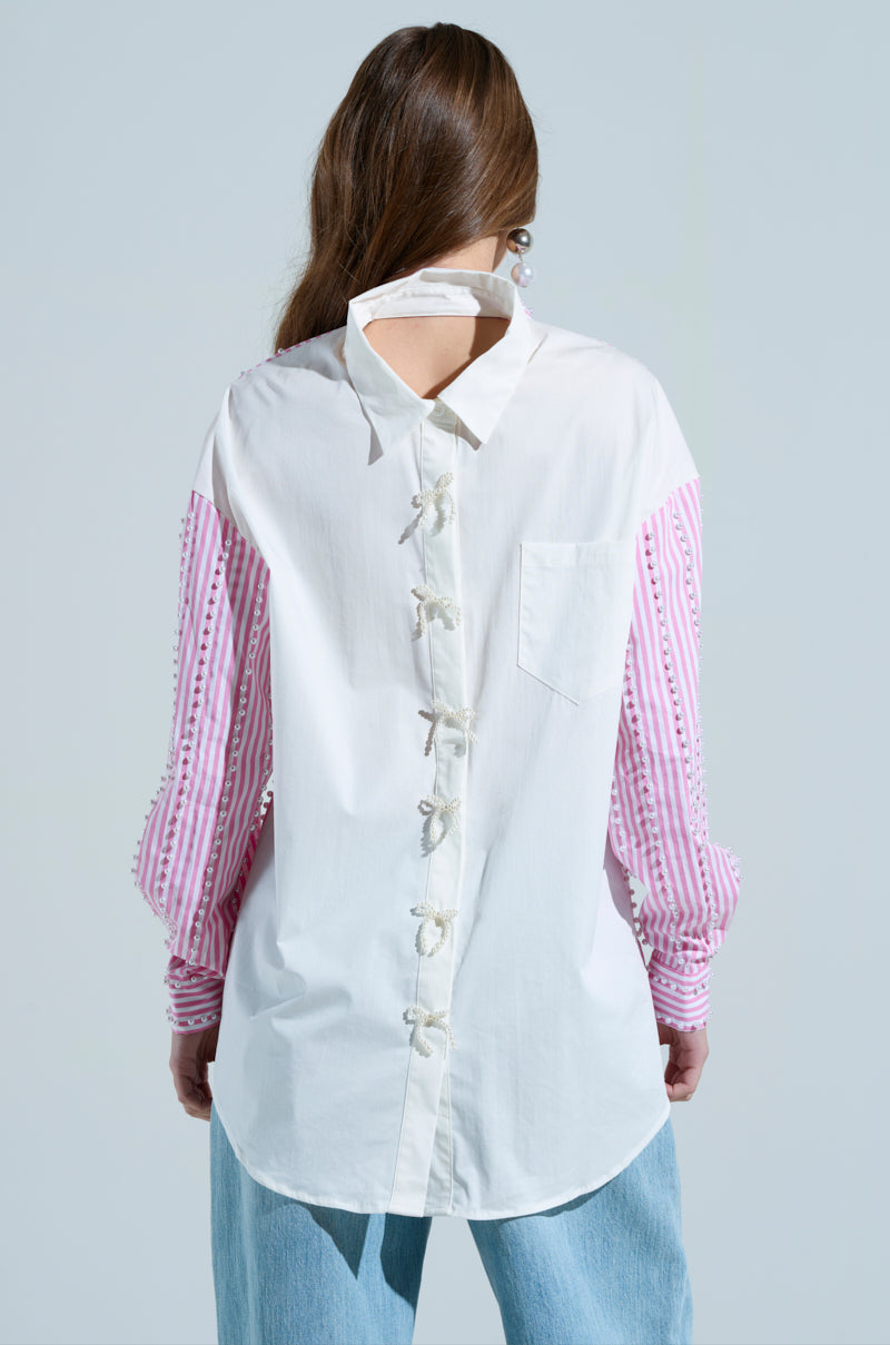 LANA BUTTON DOWN BLOUSE