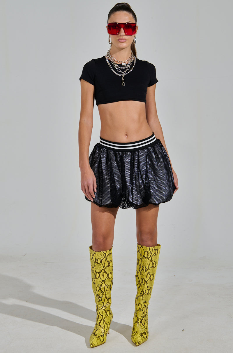 PLAYERS ONLY JERSEY BUBBLE SKIRT