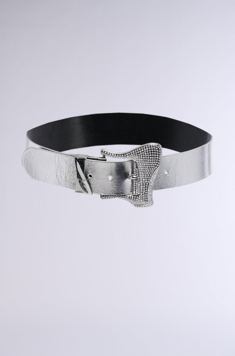 TAKE MY PIC WESTERN BELT IN SILVER