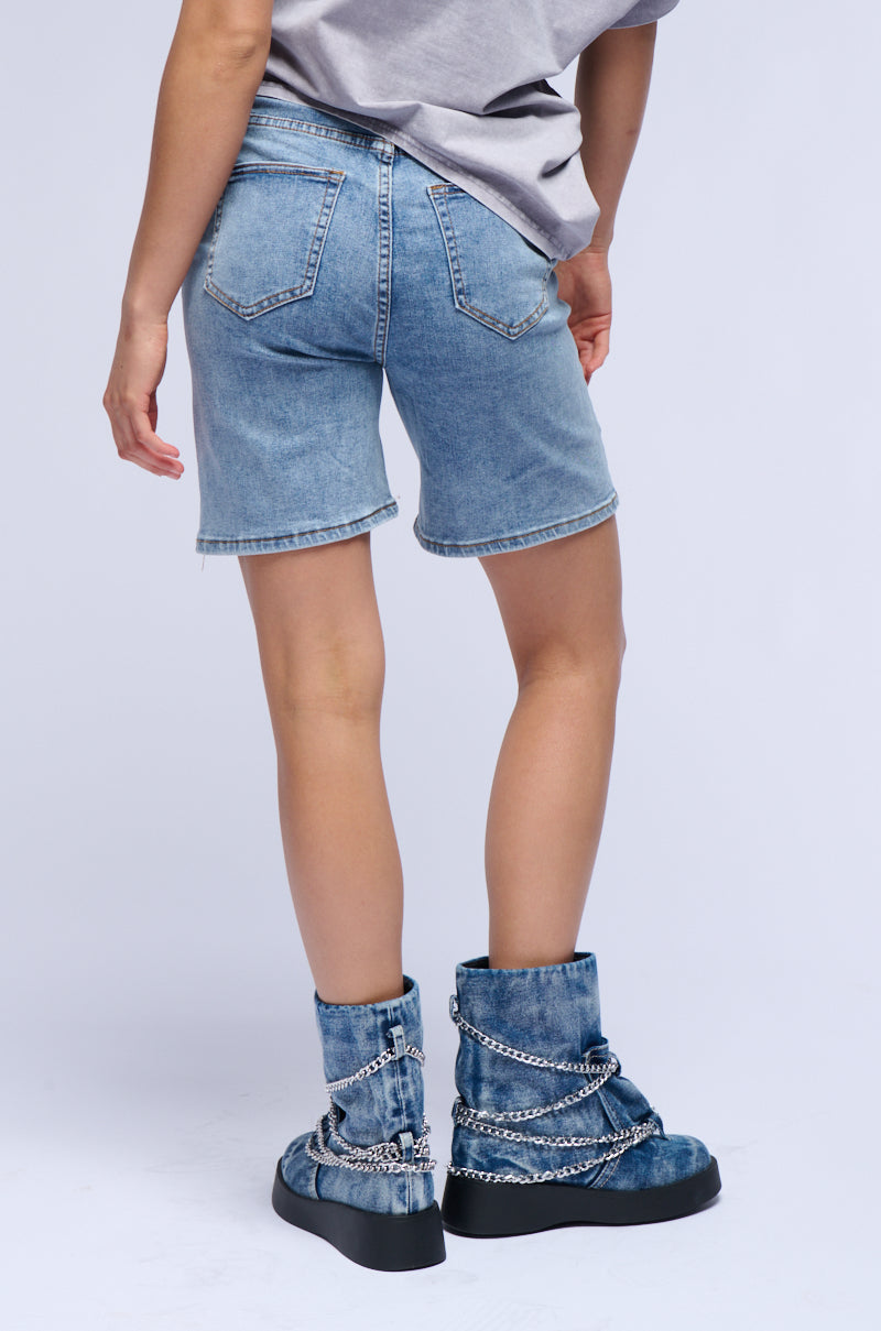 LERAY DENIM BERMUDA SHORTS