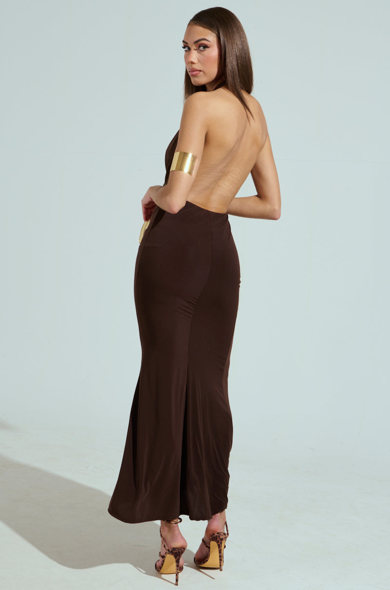 DRIP DRIP SLINKY MAXI DRESS