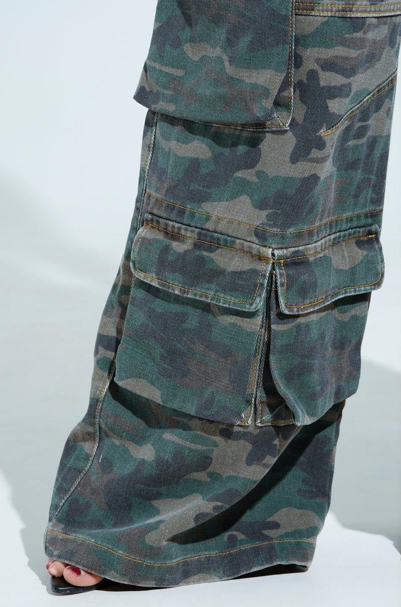 NOT SO BASIC CAMO CARGO PANTS