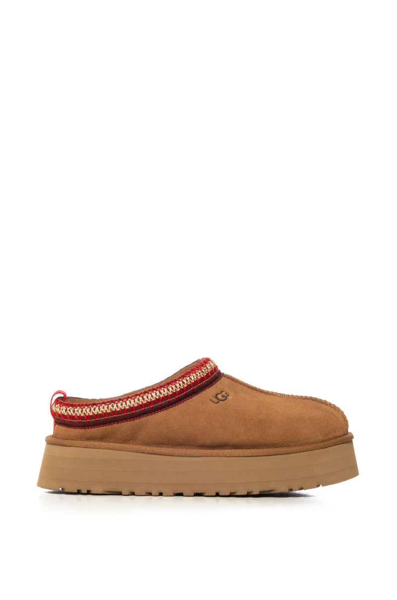 UGG TAZZ FLAT SLIPPER IN CHESTNUT