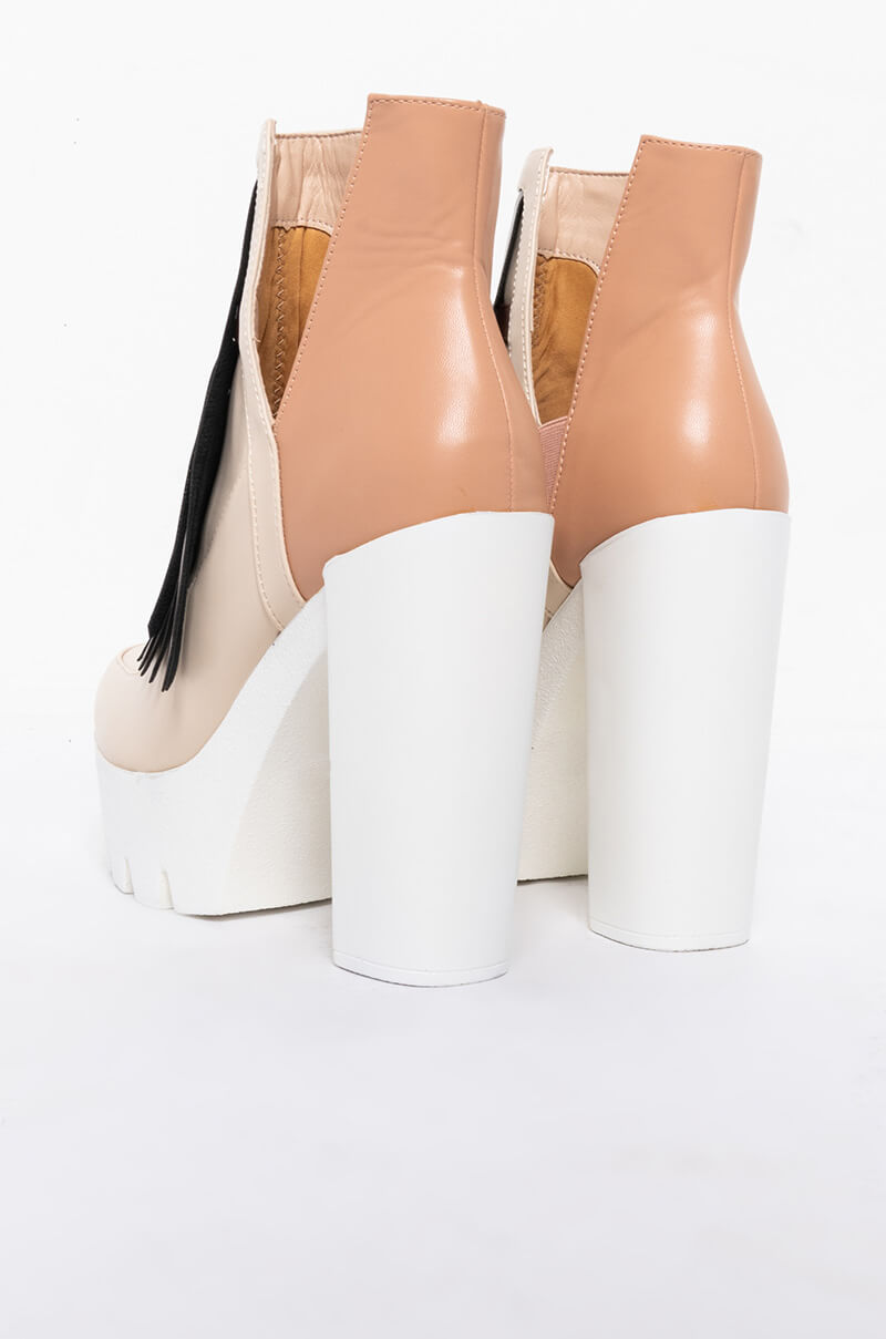 AZALEA WANG I DON'T NEED YOU CHUNKY BOOTIE IN BROWN