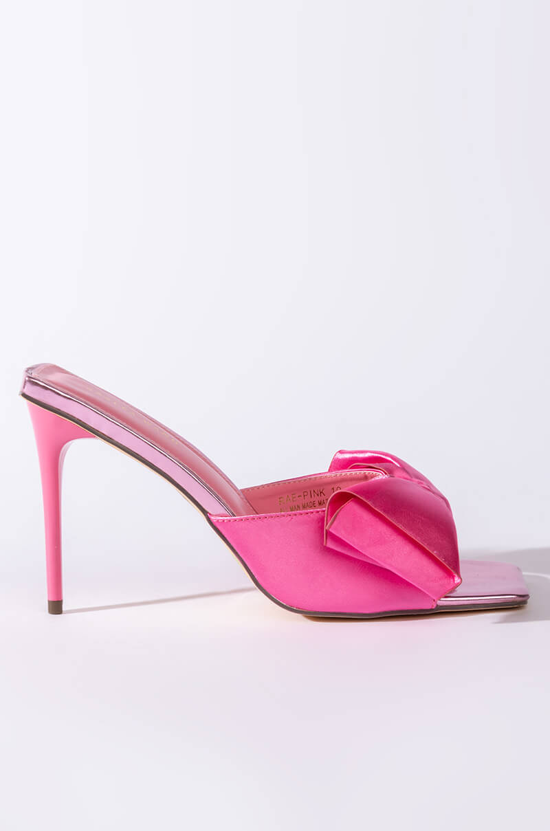 AZALEA WANG EASY TO LOVE STILETTO SANDAL IN PINK