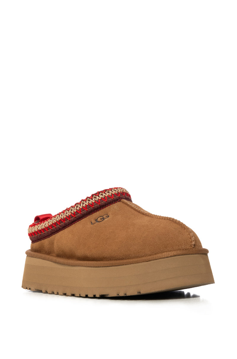 UGG TAZZ FLAT SLIPPER IN CHESTNUT