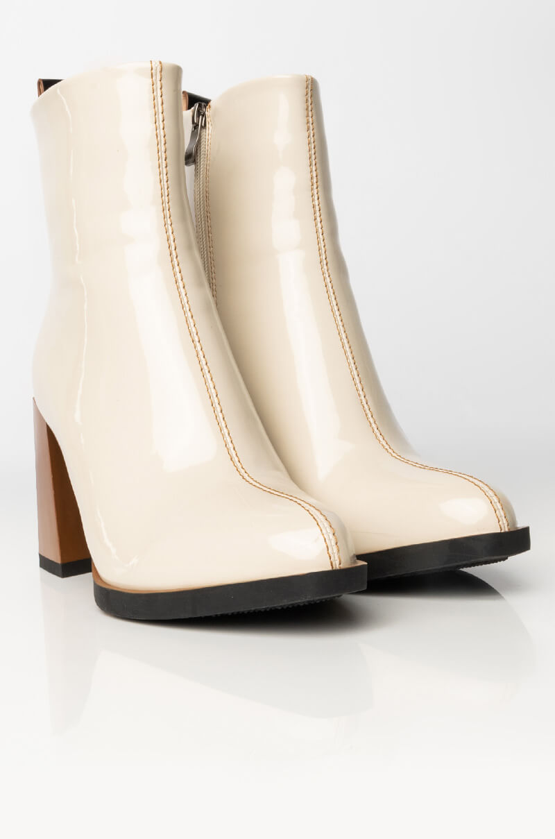 AZALEA WANG HIGHS AND LOWS CHUNKY BOOTIE IN BONE