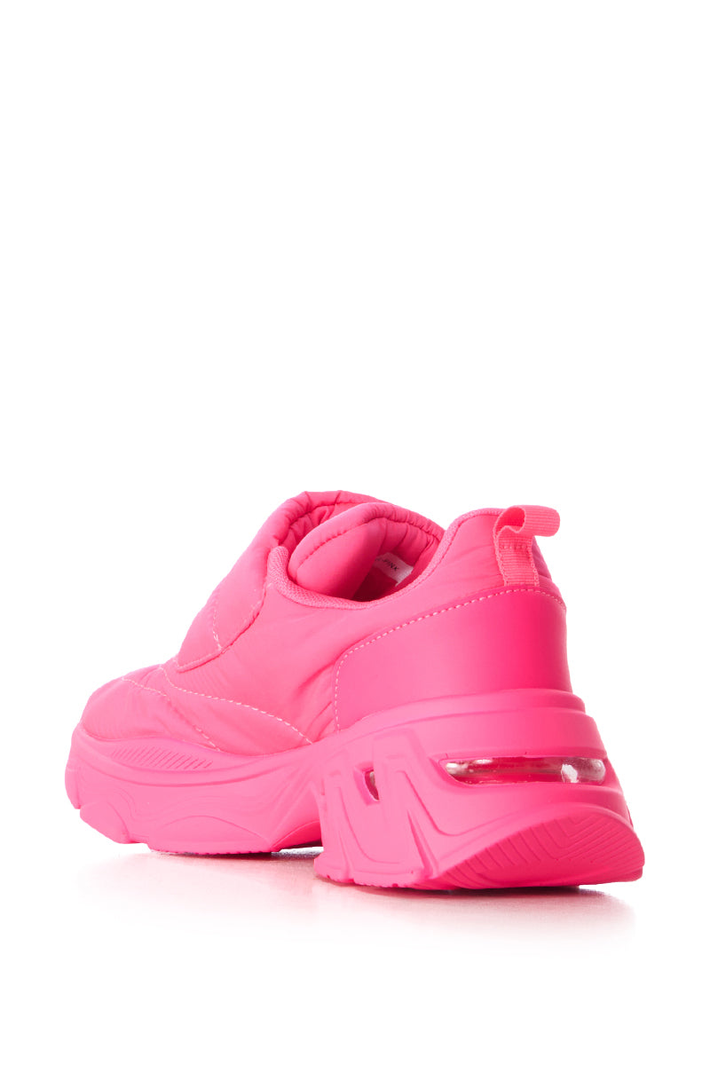 AZALEA WANG ERROL PINK SNEAKER