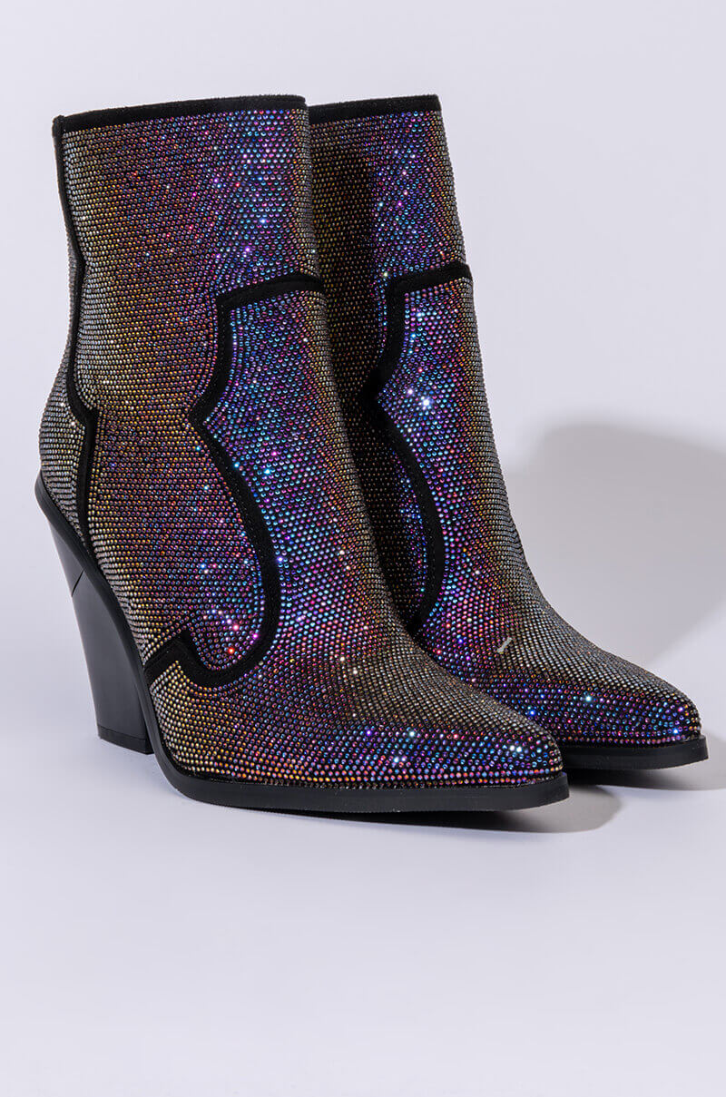 AZALEA WANG WHY SO SERIOUS CHUNKY BOOTIE IN MULTI